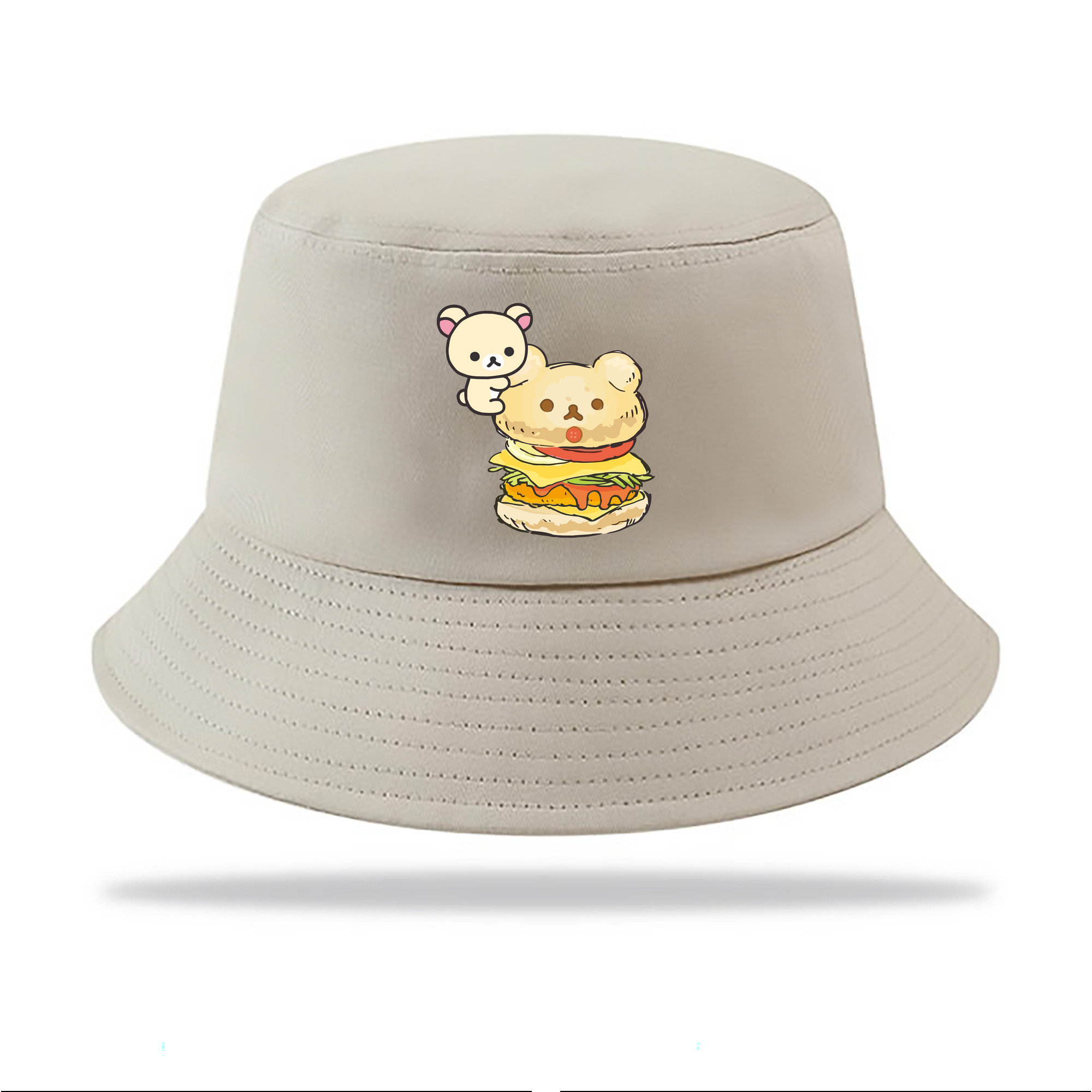 （画像用） リラックマ リラックマ キイロイトリ Rilakkuma Korilakkuma Kiiroitori アウトドア日除けバケットハット